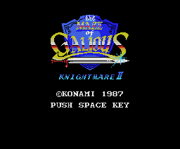 The Maze of Galious (1987, MSX, Konami)